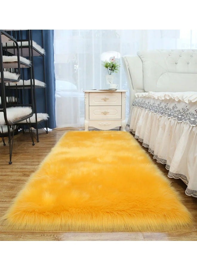 KLNAMAEAAN Modern Fluffy Long Pile Area Rug Non-Slip, Super Soft Decor Contemporary Carpet 200*300 Cm  - Image 3