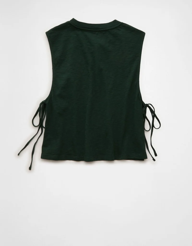 American Eagle  AE Sunchaser Side-Tie Muscle Tank Top for Women | Best Price UAE