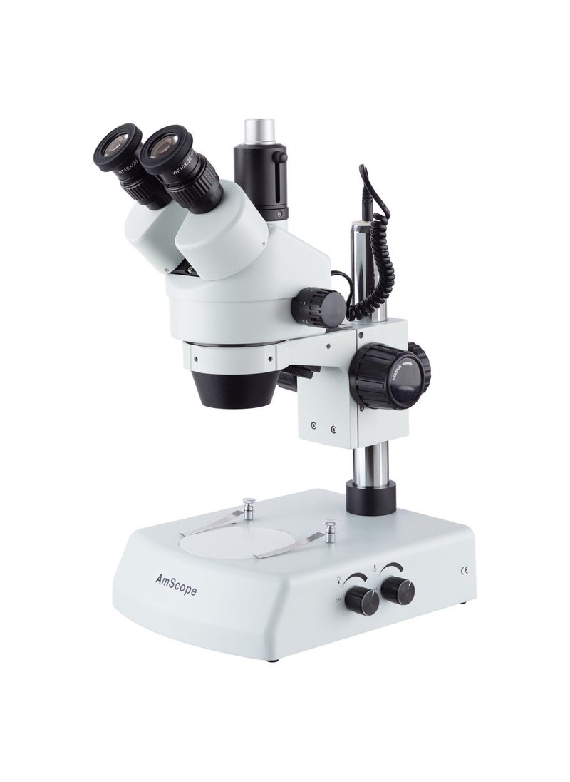 AmScope AmScope LED Trinocular Zoom Stereo Microscope 35X180X and 18MP USB3 Camera  - Image 4