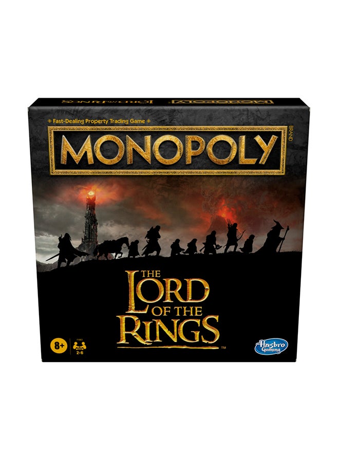Monopoly The Lord Of The Rings Edition Board Game Inspired By The Movie Trilogy For Kids Ages 8 and Up  - Image 2