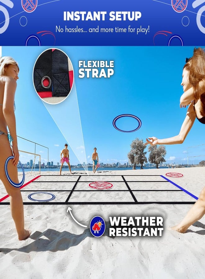 Swooc Games® - Fling Tac Toe™ (9ft x 9ft) Giant Tic Tac Toe Game Outdoor | Weatherproof Giant Outdoor Games for Adults and Family | Large Backyard Games for Kids | Jumbo Outside Yard & Lawn Game - Image 4