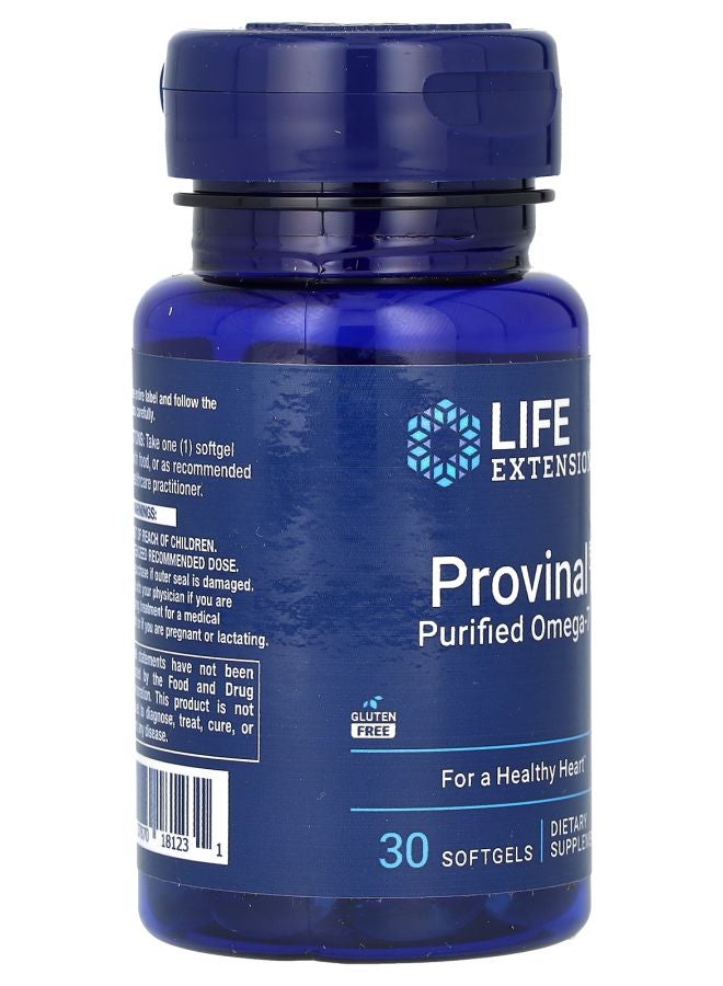 Life Extension Provinal Purified Omega-7 30 Softgels (420 mg per Softgel) - Image 2