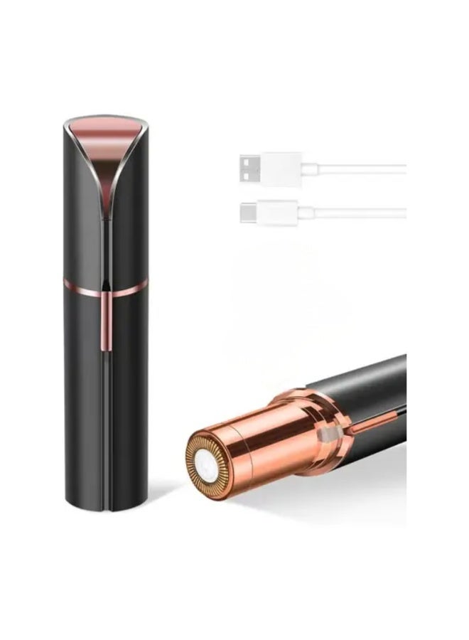 Lukadah Facial Hair Removal for Women, Portable Painless Hair Remover Device, Rechargeable, with 2 Replacement Heads, for Face, Upper Lip, and Chin (Multi-colour) - Image 2