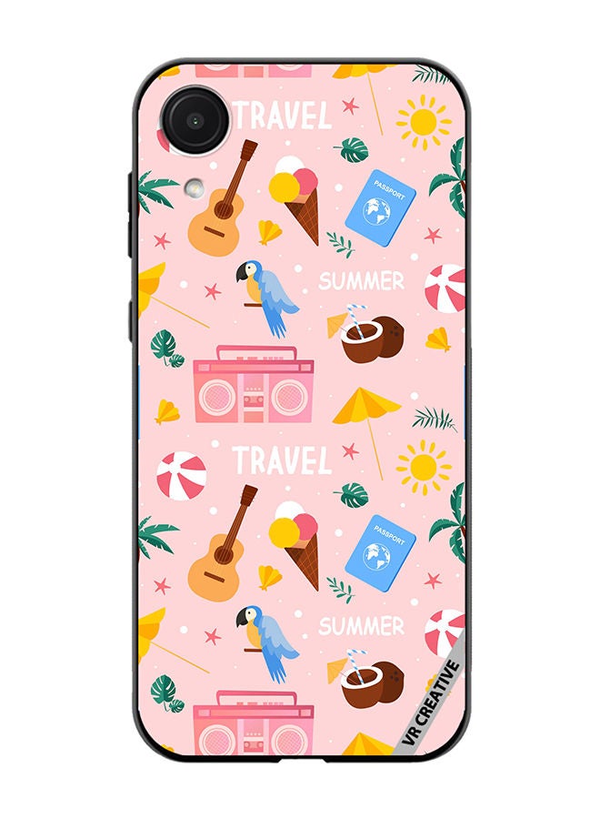 VR CREATIVE Protective Case Cover For Samsung Galaxy A03 Core Summer Season Pattern Design Multicolour - Image 1