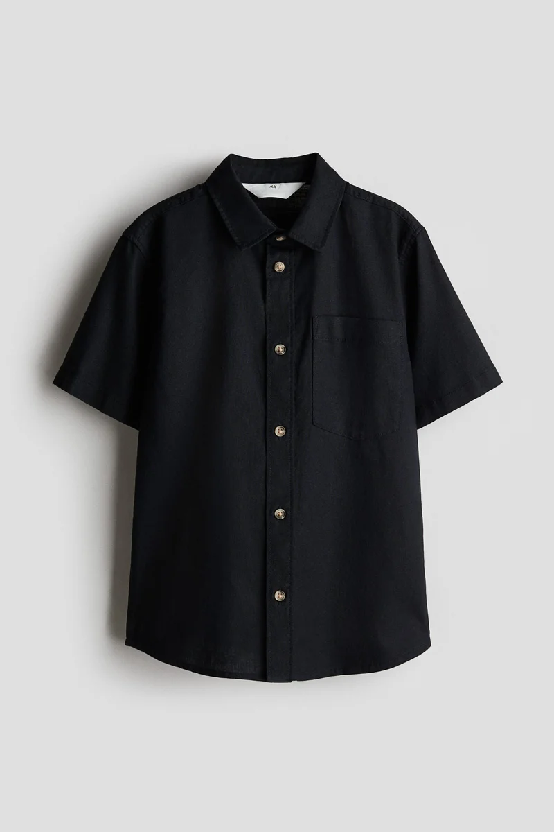 H&M Linen-blend shirt