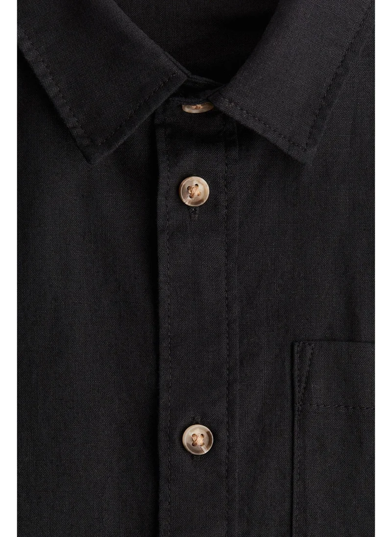 H&M Linen-blend shirt