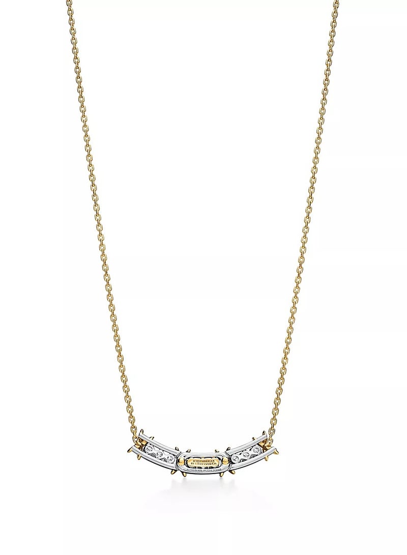 Tiffany & Co. Tiffany Sixteen Stone Narrow Pendant with Diamonds  - Image 4