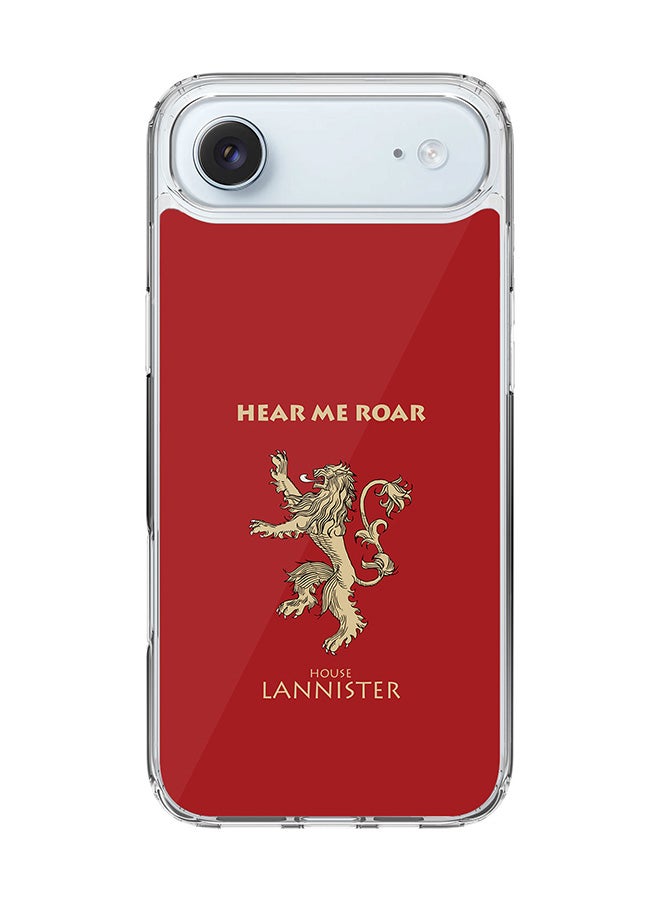 Stylizedd Classic Clear MagSafe Case for iPhone 17 Air , Hybrid Soft Case Flexible Edges Anti Drop TPU PC Gel Thin Transparent Cover [ Designed for iPhone 17 Air ] - GOT House Lannister