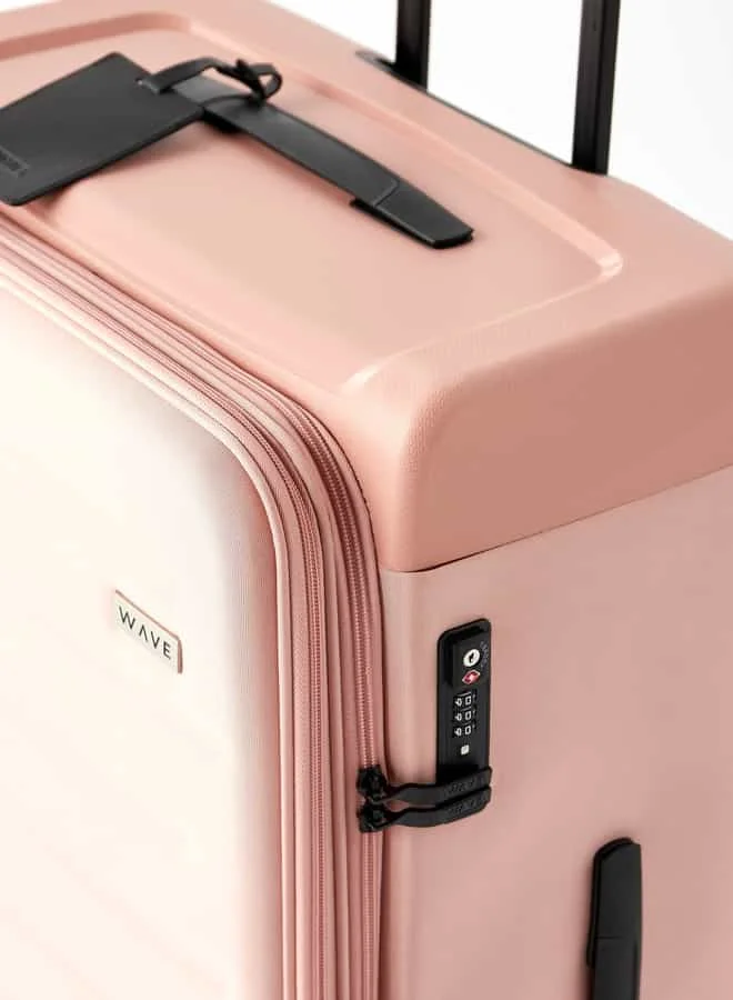 وايف Textured Softcase Luggage Trolley Bag with Retractable Handle