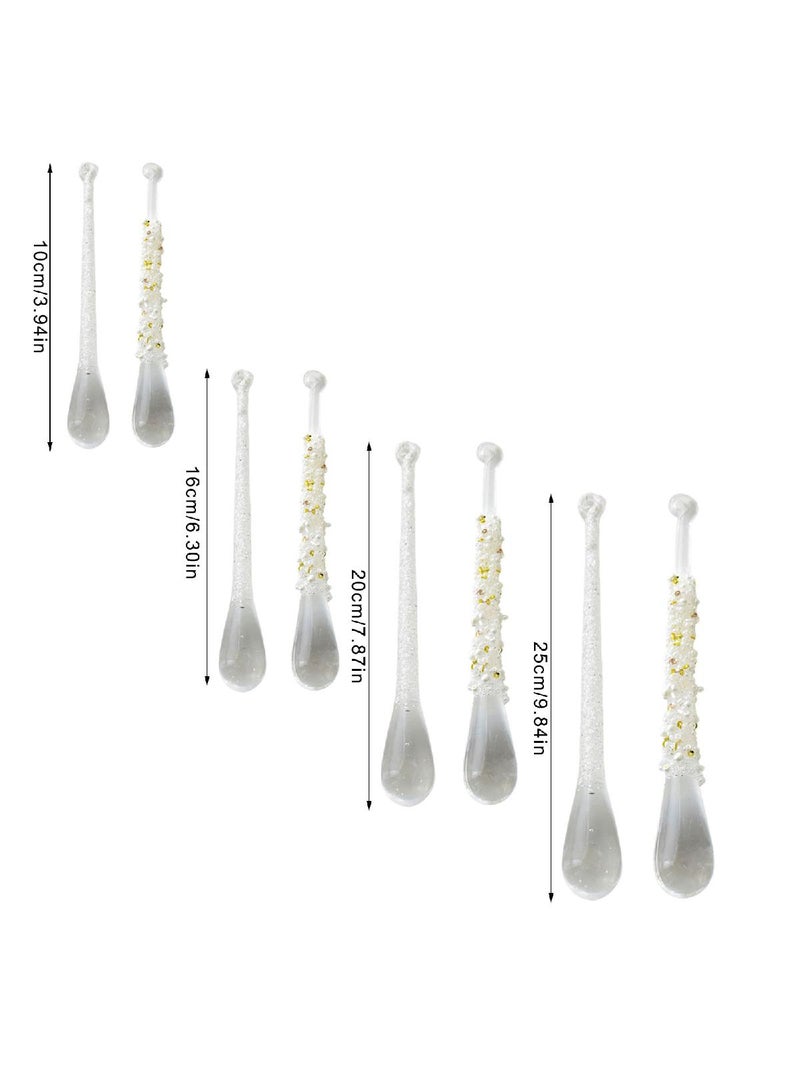 Acrylic Ice Pebble‌ Ornament High ‌Luminosity‌‌ ‌Featherweight‌ Christmas Tree Adornment‌ For Vacation home Party Decoration - Image 4