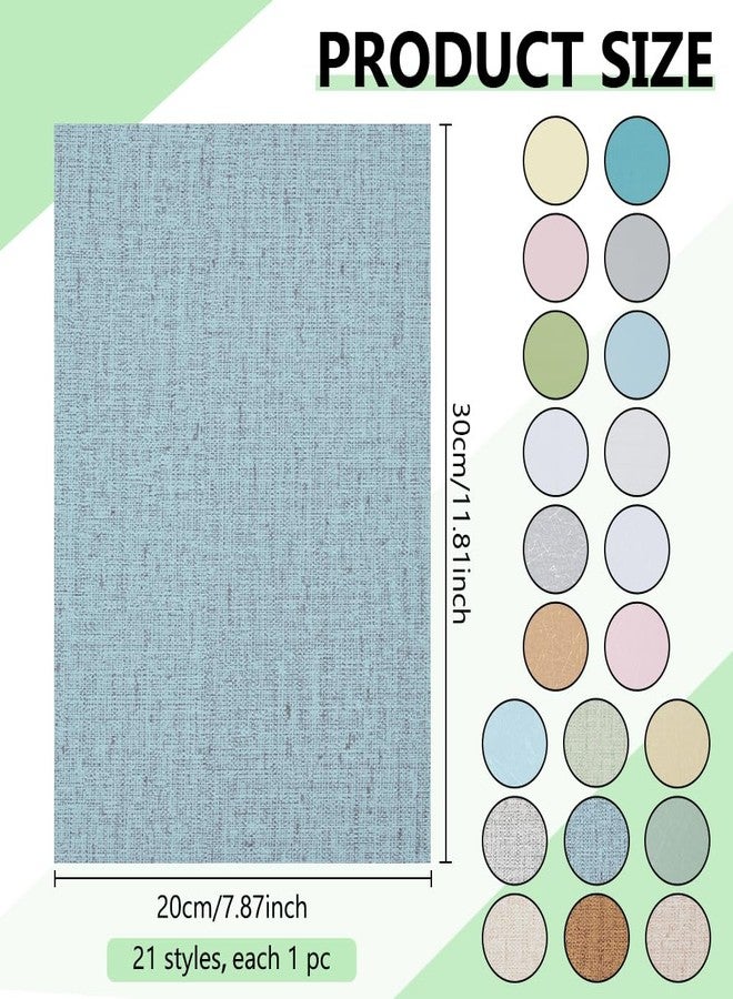 FREEBLOSS 21 Sheets Dollhouse Wallpaper Mixed Colors PVC Floorboards Peel Stick Flooring for Dollhouse Decoration Accessories, 7.9" x 11.8" - Image 3