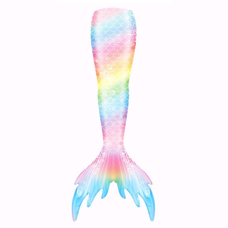 Generic Mermaid Tail Girls Mermaid Swimsuit Necklace Bracelet Cross Border Ariel Princess Swimsuit Birthday Gift 229 Single Tail]