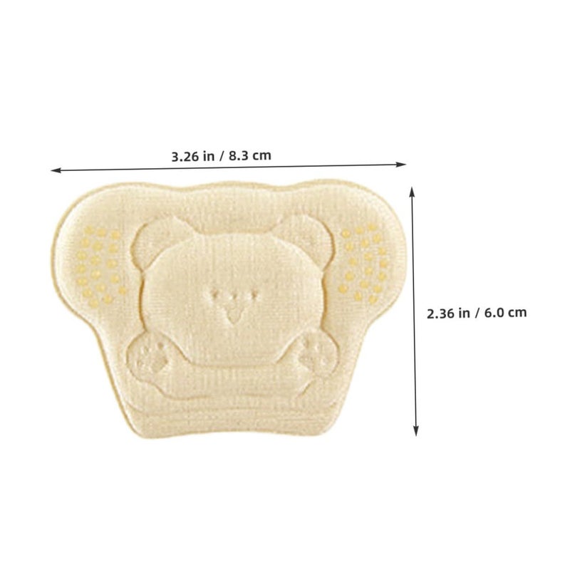 Wear Resistant Bear Design Heel Pads Anti Slip Inserts For Loose Shoes Women 4 Pairs - Image 3