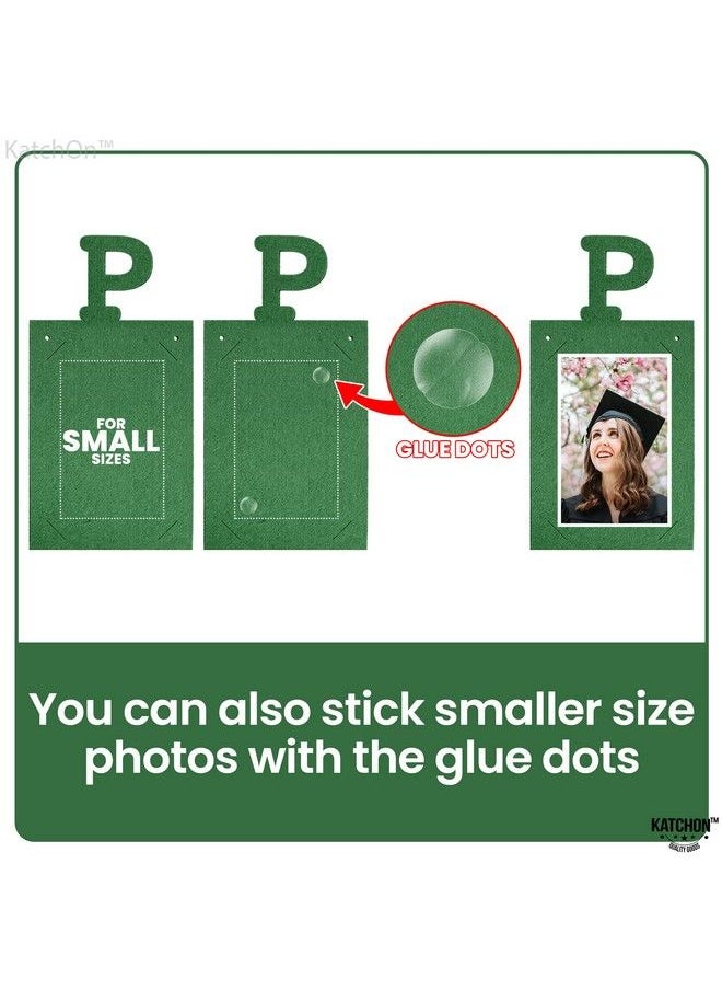 KATCHON - Green Graduation Photo Banner 202310 Feet ; Proud Of You Graduation Picture Banner ; Personalized Graduation Banner 2023 ; Green Graduation Decorations Class Of 2023 ; 2023 Photo Banner - Image 1