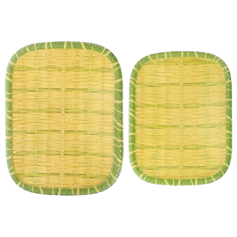 4 Pcs Household Dish Tray Dessert Serving Tray Kitchen Food Tray Coffee Food Tray Living Room Serving Plate - Image 1