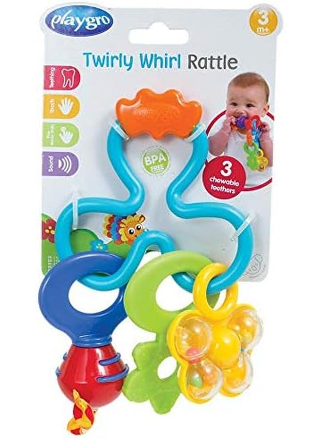 playgro Twirly Whirl Baby Rattle Pack Of 0 Multicolor - Image 2