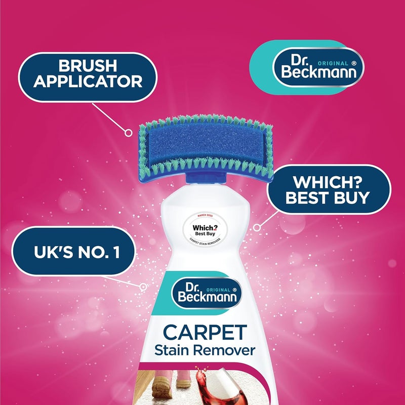 Dr. Beckmann Original Carpet Stain Remover with Cleaning Brush - 650 ml - Image 3