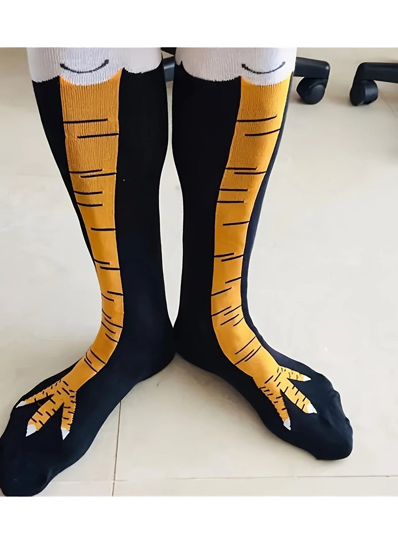Men's Quirky Chicken Claw Socks – Fun & Moisture-Wicking for Fitness & Casual Wear!  - Image 5
