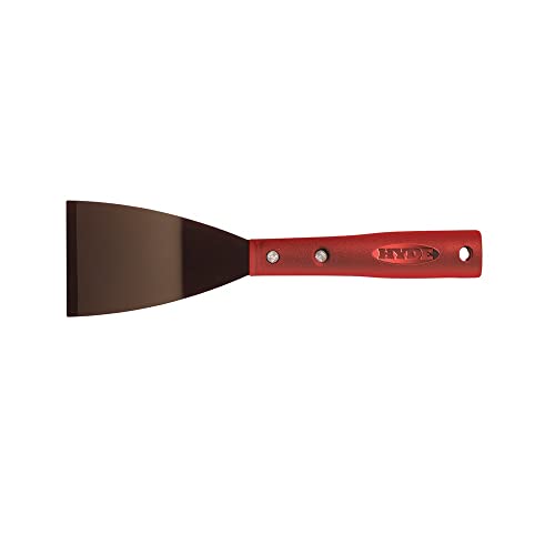 Hyde Chisel Scraper, Stiff, Bent, 3 in. W, Red - Image 2