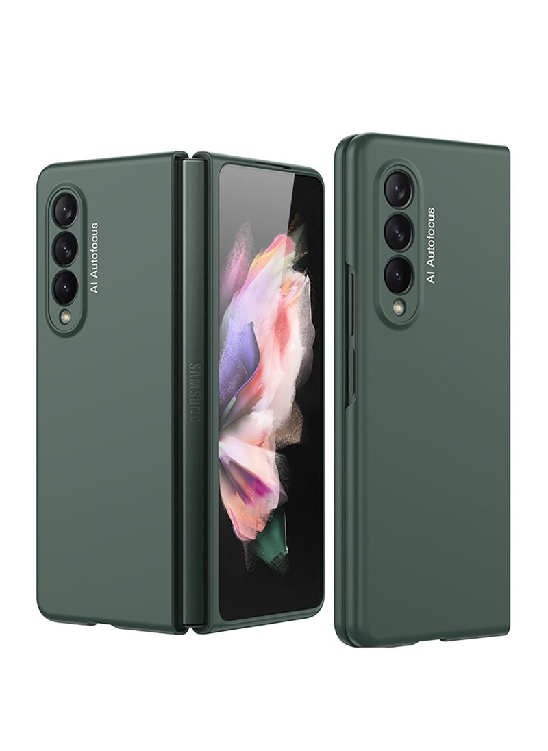 LEEKA Z Fold 3 Luxury Case Slim Flip Full Cover Case Anti-knock Plastic Matte Hard Cover For Samsung Galaxy Z Fold 3  - Image 1