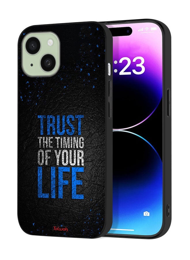 Tolwak Apple iPhone 15 Protective Case Cover Trust The Timing Of Your Life  - Image 1