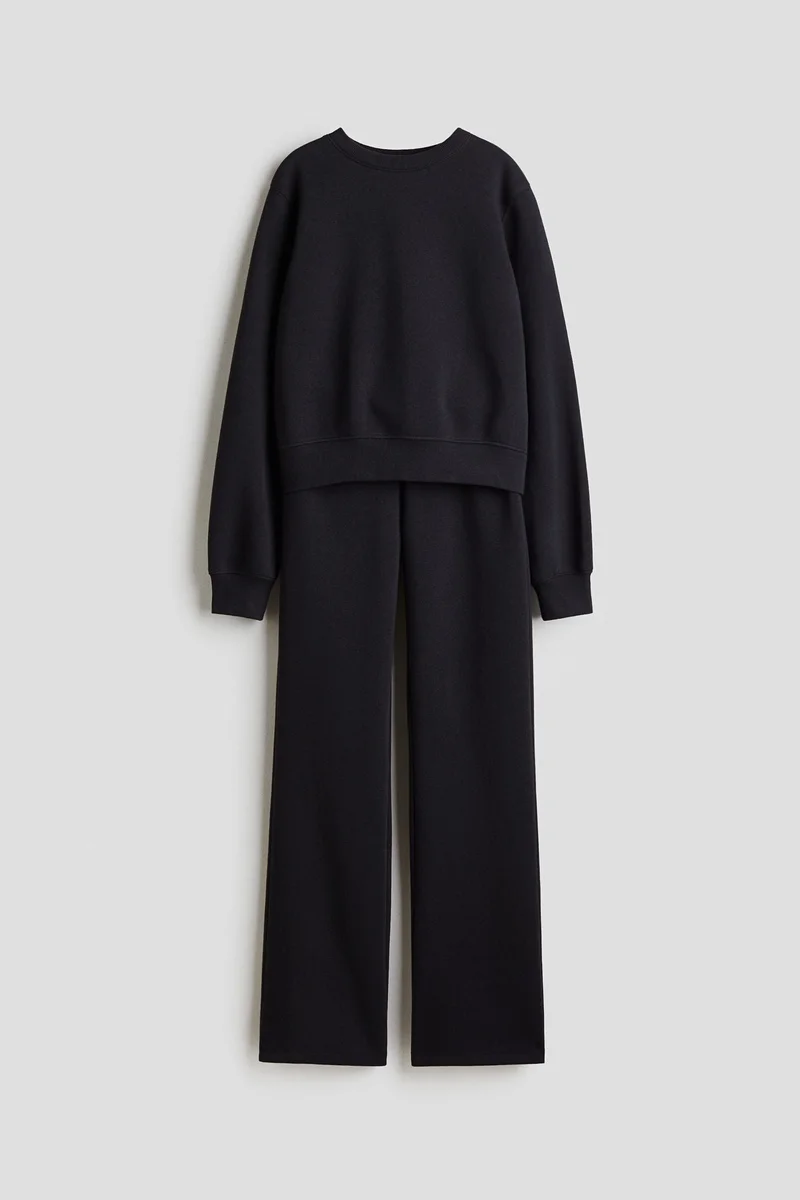 H&M 2-piece brushed-inside sweatshirt set