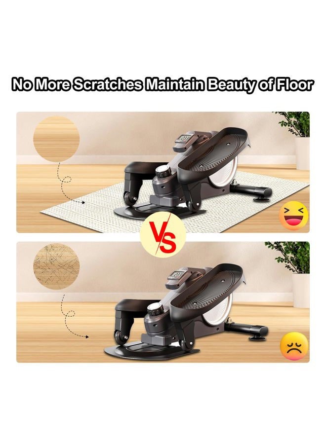 XNBXYS Non-slip Mat for Ellipse Leg Exerciser Machine, Suitable for Under Desk Elliptical Peddler Foot & Leg Pedal Exercixer for Seniors Fitness Home Sports Accessories, Enhanced Stability & Floor Protection - Image 3