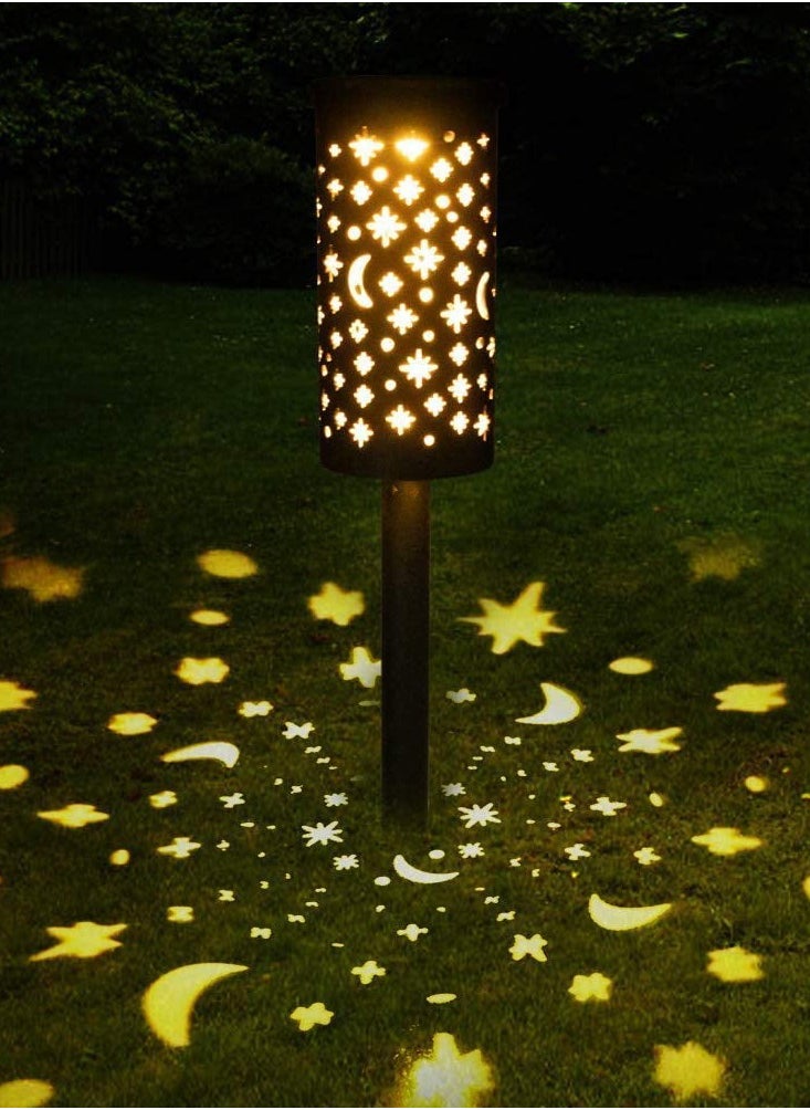 Hilalful HilalFul Outdoor Solar Light - Lantern | Light Decoration for Home, Office, Restaurants | Outdoor Decorative Lighting in Ramadan, Eid | Patio | Warm White Light  - Image 1