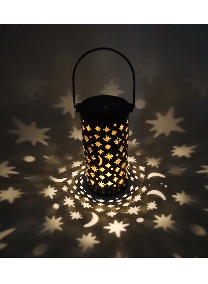Hilalful HilalFul Outdoor Solar Light - Lantern | Light Decoration for Home, Office, Restaurants | Outdoor Decorative Lighting in Ramadan, Eid | Patio | Warm White Light  - Image 4