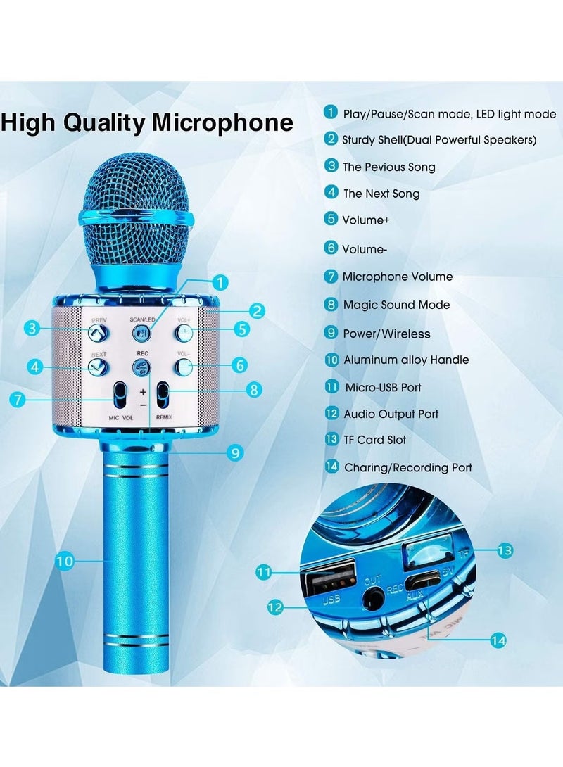 دريم مكبر صوت مع ميكروفون غناء كاريوكي محمول بلوتوث لاسلكي متطور متعدد الوظائف - Image 3