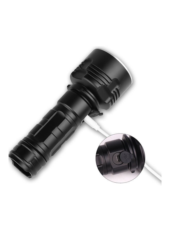 Power Display Strong Lighting Flashlight Black 15x5.8x3.5cm - Image 5