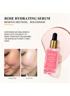 Breylee Rose Hydrating Serum , Hydrating Serum Moisturizing Serum Face Serum Hydrating with Hyaluronic Acid Alcohol Free Facial Serum for Skin Care(17ml)  - Image 3