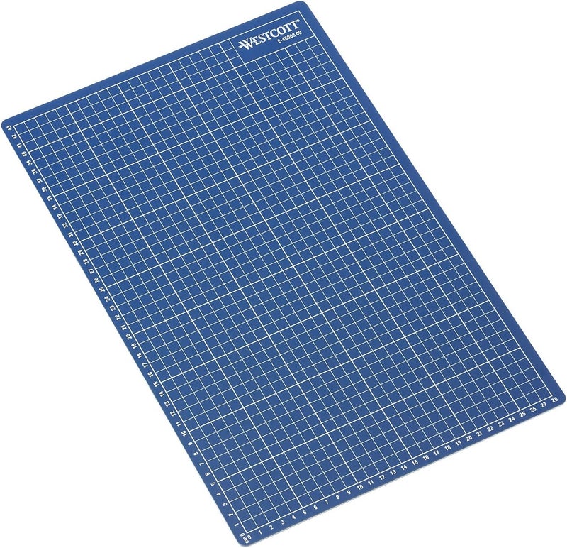 Westcott E-46003 00 Cutting Mat DIN A3 Blue and Other Formats - Image 1