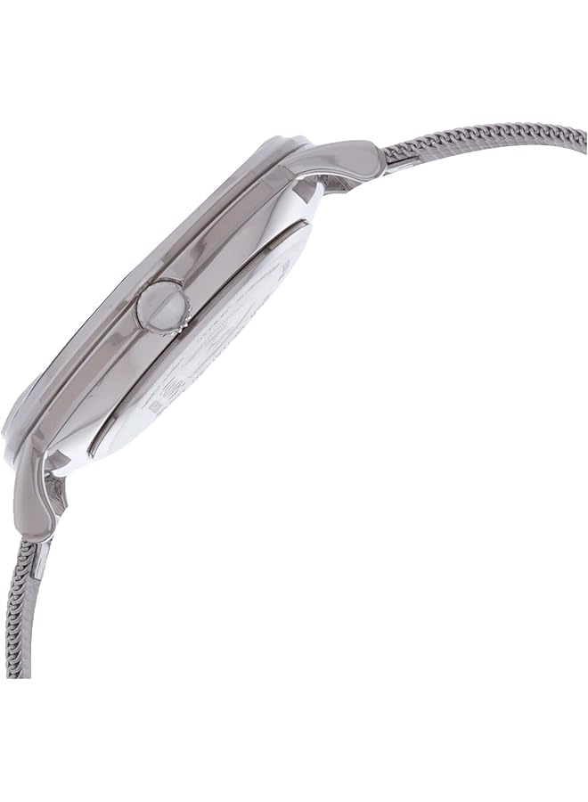 لوراس ساعة كوارتز تناظرية كلاسيكية للرجال بسوار من الفولاذ المقاوم للصدأ R3A49Ax9 - Image 3