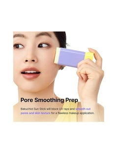 By Wishtrend By Wishtrend Pore Smoothing Bakuchiol Sun Stick SPF 50+ PA++++ (18g) | Korean Sunscreen for Men & Women | Zero White Cast, Soft Matte Finish | Pore-Minimizing, Sweat-Proof & Eye Sting-Free  - Image 3