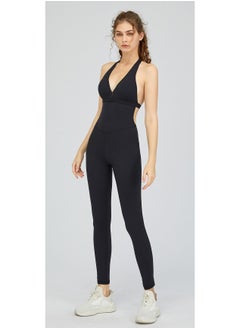Loquat Dance Ballet Yoga Jumpsuit Black  - Image 2