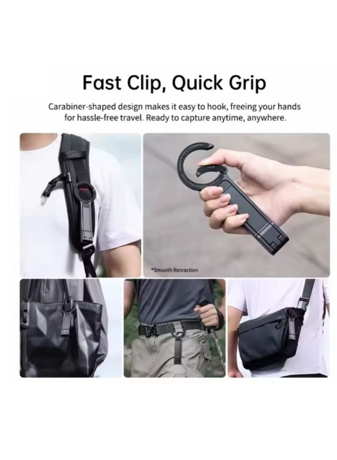 Steel Mini Magnetic Phone Tripod Stand with 2 Magnet Rings for Cell phones & Tablets, Magsafe Phone Holder Tripod Mount for Smartphones iPhone 16 15 14 13 12 Pro Max Plus Series - Image 3