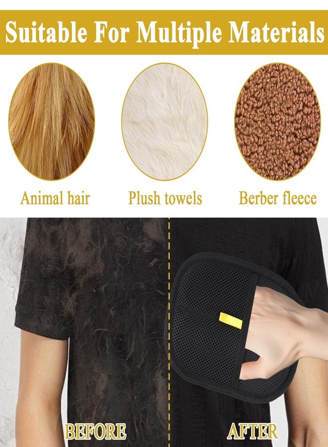 PKRFCJ Pet Double Sided Grooming Gloves,Static Removal Gloves for Pet Hair,Multi-Function,For Washing,Hair Removal,Beauty,Sofa,Bed Sheets,Clothes,Suitable for Cats and Dogs - Image 2