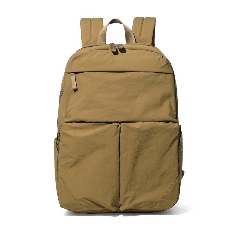 Bluejw 2026 New Unisex Double Backpack Lightweight Breathable Solid Color Curved Shoulder Straps Water-Resistant Nylon Polyester - Image 2