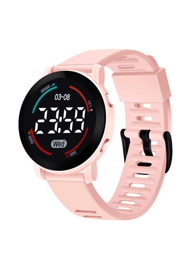 Spot New Electronic Watch Middle School Students Couple Sports Watch Waterproof Round Light Luxury Wind Children's Electronic Watch