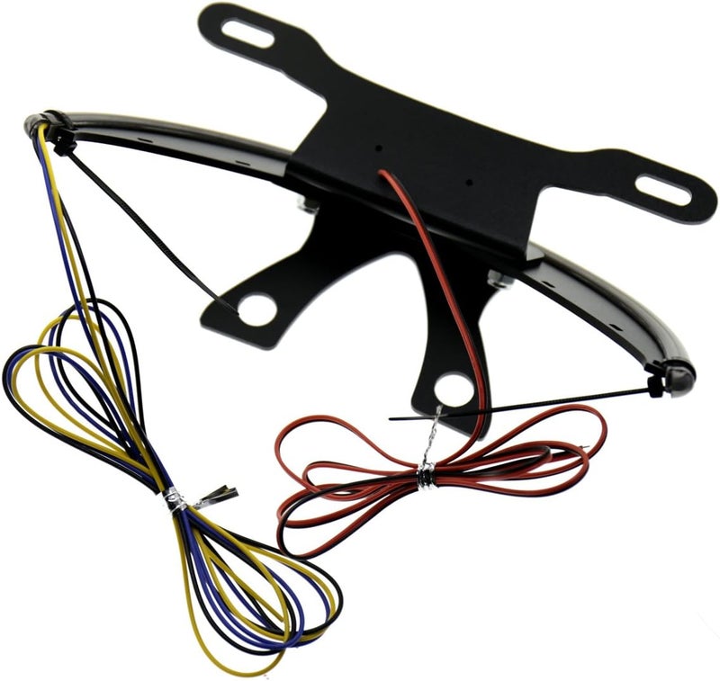 Rudyness LED Fender Turn Signal Kit with Smoked Lens, Tag Light & Bracket for Victory 2003-2017 - Image 2