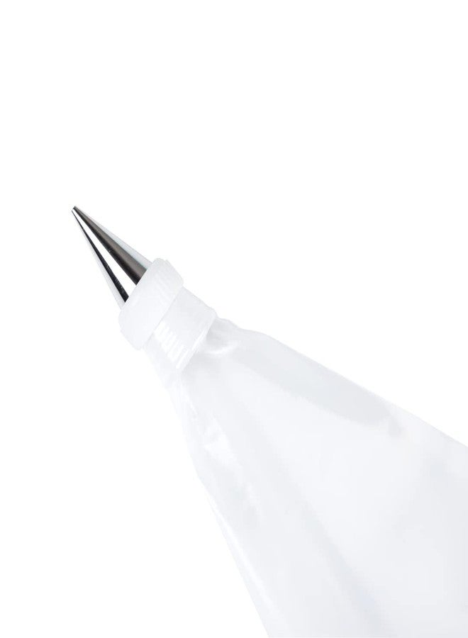 Restaurantware-Pastry Tek Piping Bag Coupler, 1 Standard Frosting Coupler - Reusable, 2-Piece Design, White Plastic Cake Decorating Coupler, Durable, Securely Fastens Pastry Tips - Image 1