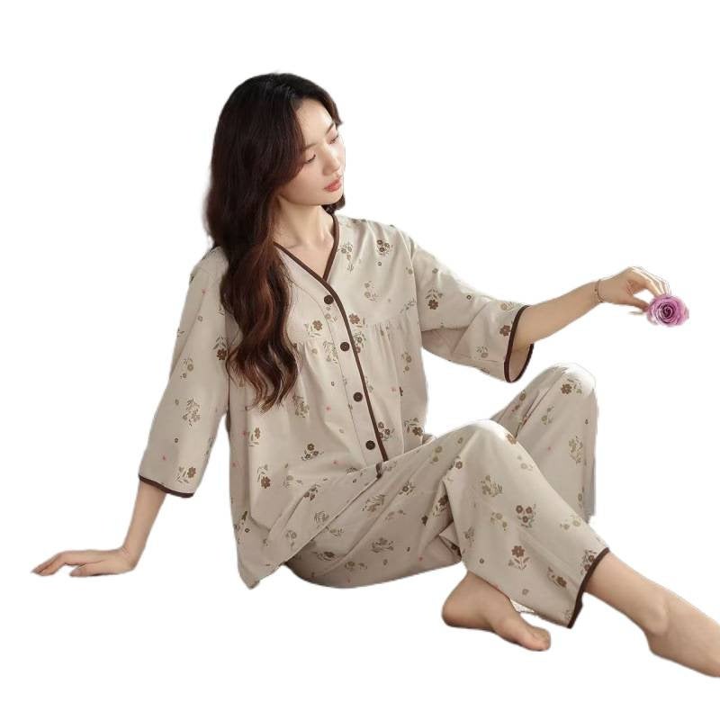 Women's Casual Loungewear Set with Floral Print - Image 5