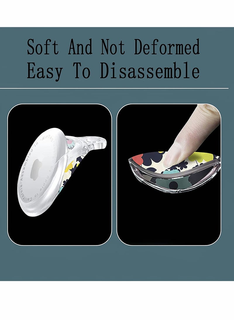 SYOSI Protective Case, Scratch-Resistant Protective Skin Case, for Airtag Finder, Keychain, Colorful, Beautiful and Durable 3pcs - Image 5