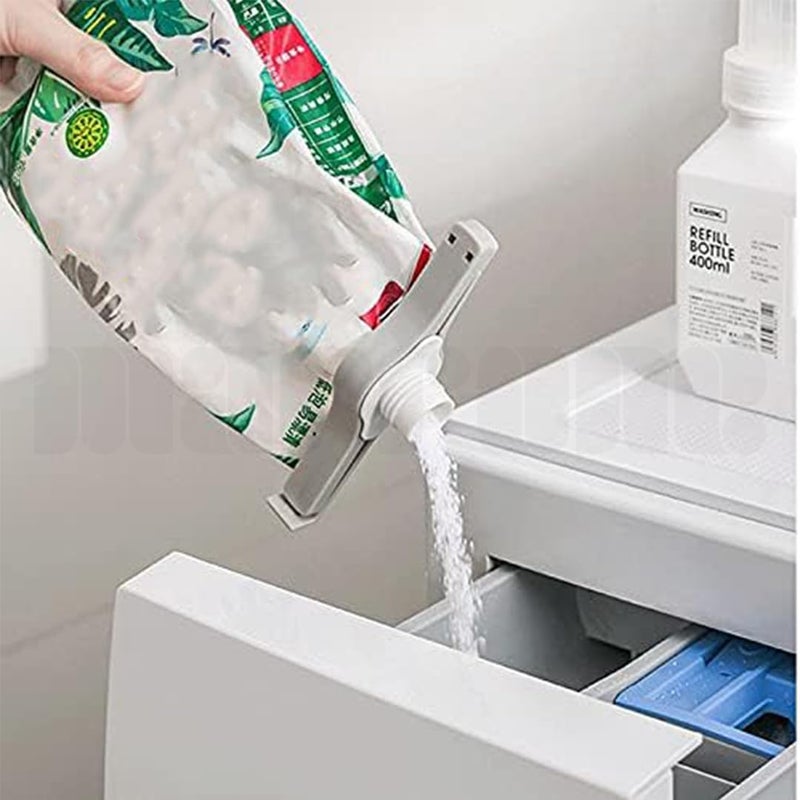 Marrone Seal Pour Food Storage Bag Clip Snack Food Storage Sealing Clips with Pour Spout Moisture Sealing Clamp with Discharge Nozzle for Kitchen Food Organization Sealing Clips 1 - Image 1