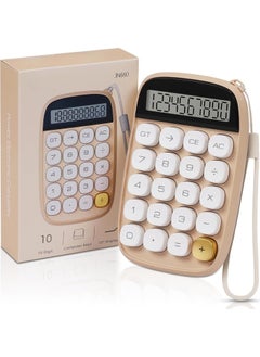 Apera MT18 Calculator 10 Digit Mechanical Keys Large LCD Display Old Typewriter Style  - Image 1