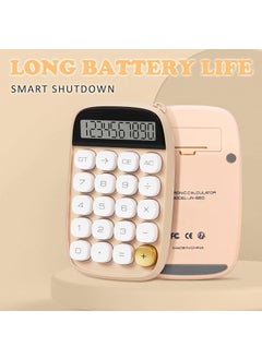 Apera MT18 Calculator 10 Digit Mechanical Keys Large LCD Display Old Typewriter Style  - Image 3