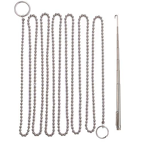 LIAULIADLL Fish Ball Chain & Retractable Retriever Hook, With Storage Case,1SET - Image 1