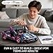 IBLOTIME مجموعة بناء سيارة سباق IBLOTIME Speed Champions بتصميم TechnicStyle مقياس 118 نموذج سيارة سوبركار مستوحاة من لامبورغيني 586 قطعة مجموعة سيارة سباق قابلة للسحب ممتعة للبناء في عيد الميلاد - Image 4