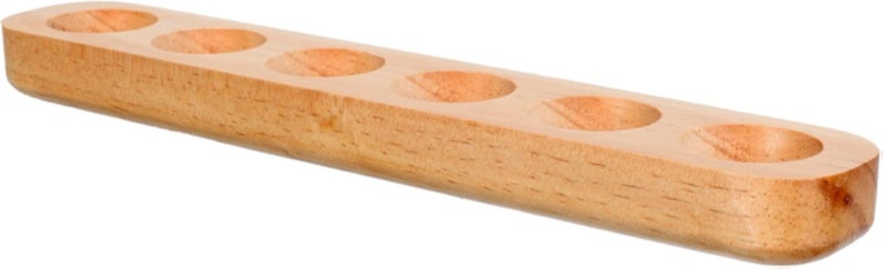 حامل رف خشبي من DOITOOL، صندوق تخزين خشبي، صينية طاولة، قطعة واحدة، منظم خشبي، سهل الاستخدام